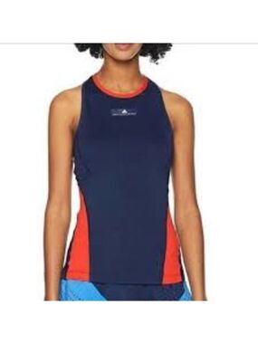 Adidas + Stella McCartney Barricade Tennis Tank Top Sz Small Navy